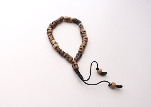 Light Brown Bone Skull Head Adjustable Wrist Bracelet - nepacrafts