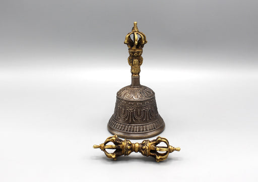 Buddhist Ritual Bell and Dorjee Set - nepacrafts