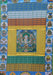 Color Printed Chenrezig Vertical Tibetan Prayer Flags - nepacrafts