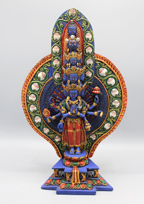 Resin Hand Painted Avalokiteshvara Statue