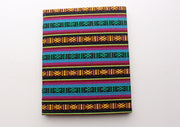 Multicolor Bhutanese Fabric Hard Cover Lokta Paper Travel Journal Book - nepacrafts