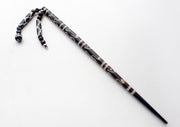 Om Painted Yak Bone Hair Sticks Clip - nepacrafts