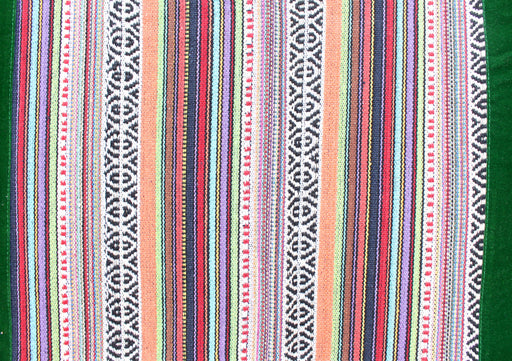 Multicolor Bhutanese Woven Fabric Cotton Door Curtain Cover - nepacrafts