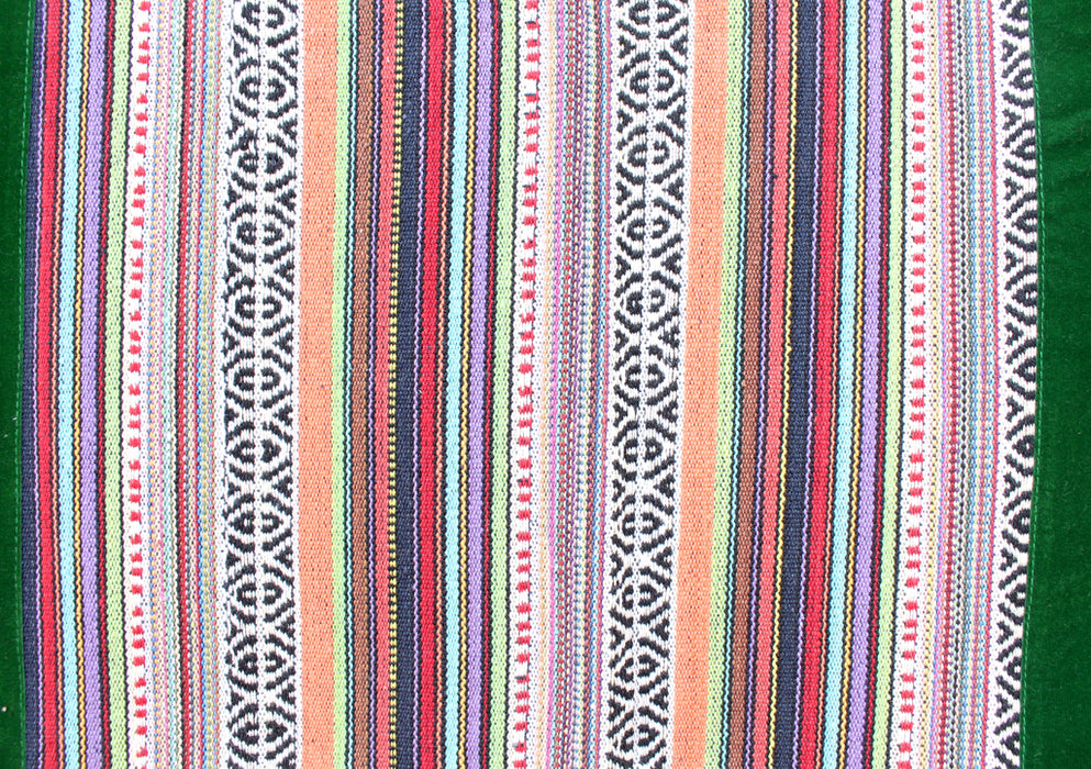 Multicolor Bhutanese Woven Fabric Cotton Door Curtain Cover - nepacrafts
