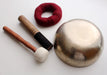 Zen Tibetan Healing Singing Bowl with Cushion and Mallet Note # B 16.5 cm - nepacrafts