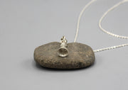 Mini Temple Wind Bell Sterling Silver Pendant - nepacrafts