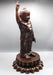 Copper Oxidized Standing Buddha Statue 25" - nepacrafts