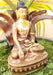 Gold Plated 6" High Shakyamuni Buddha Statue - nepacrafts