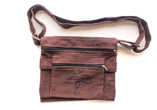 Buddha Eyes Printed Cotton Side Carry Bag - nepacrafts