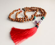 Rudraksha Seven Chakra Healing Mala - nepacrafts