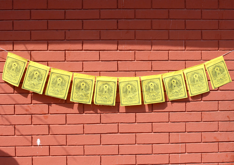 Shakyamuni Buddha  Tibetan Prayer Flags