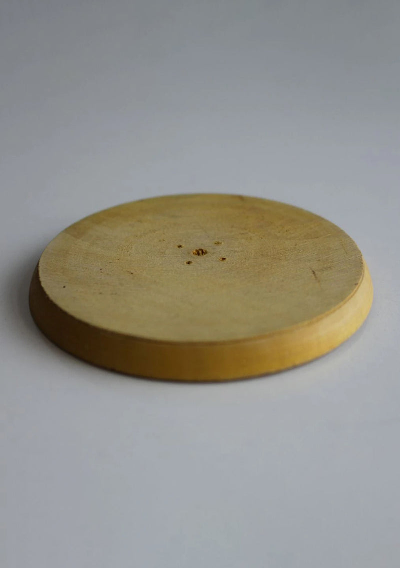Flower Carved Tibetan Wooden Incense Burner