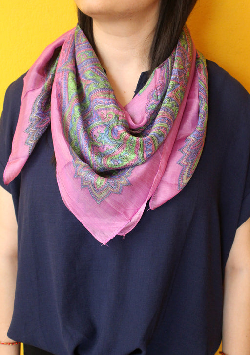 Stylish and Cool Summer Bandanas Floral Printed Women Scarves - nepacrafts