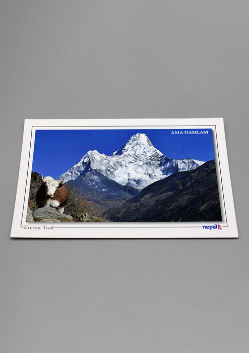 Everest Trail Ama Damlam Postcard