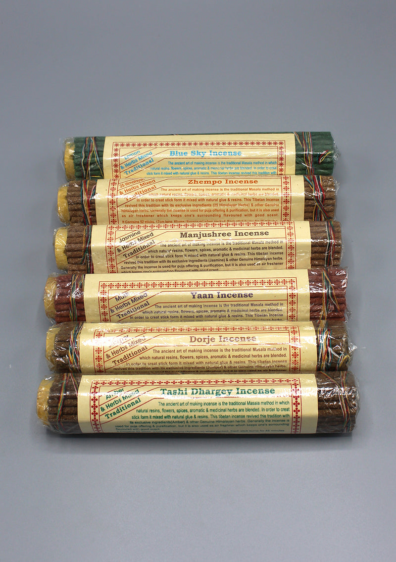 Juniper and Herbs Mixed Dorje Tibetan Incense