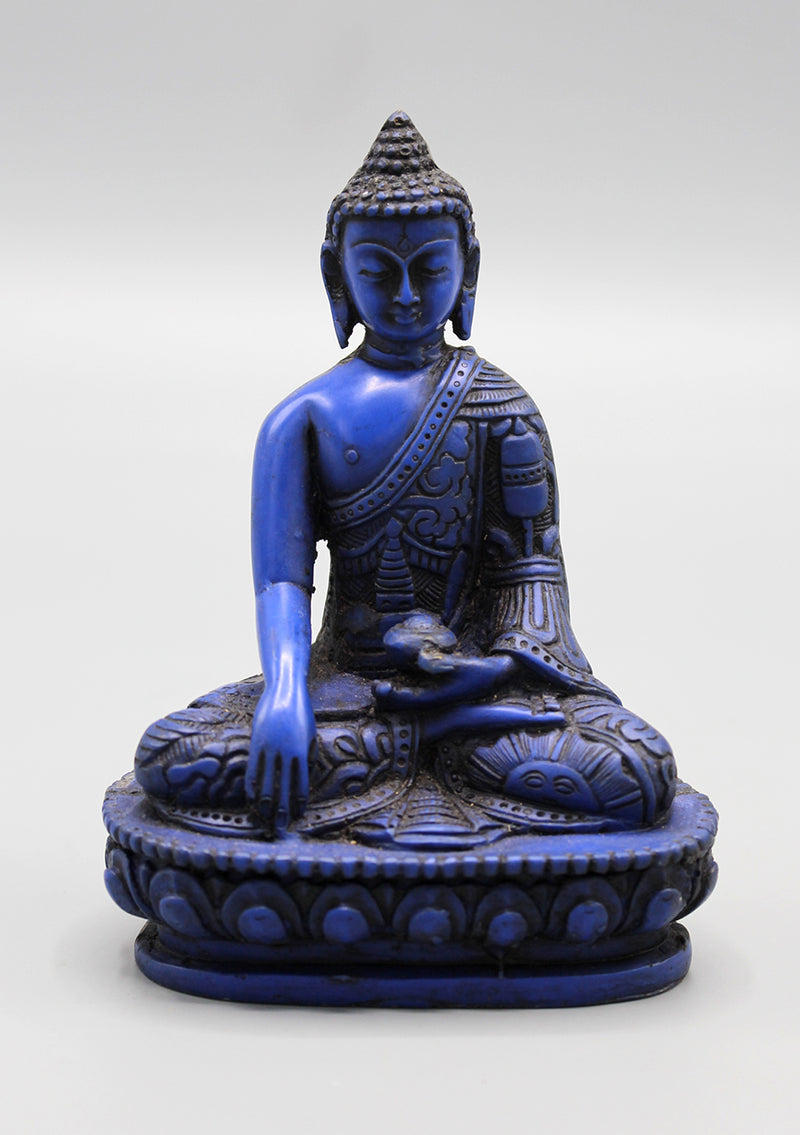 Om Mani Carving Resin Shakyamuni Buddha Statue