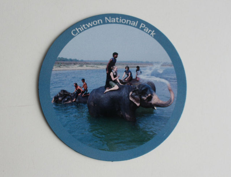 Chitwan National Park Nepal Fridge Magnet - nepacrafts