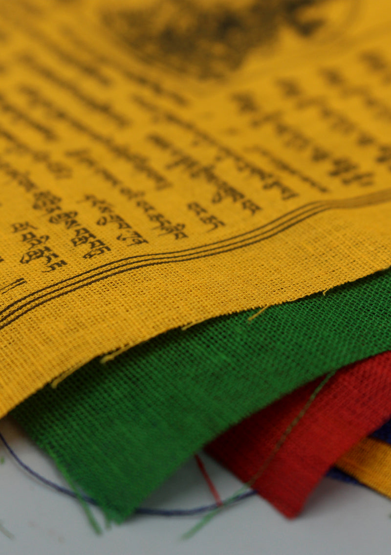 Mixed Deities Five Roll  Tibetan Cotton Prayer Flags