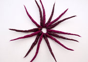 Colorful Urchin Merino Wool Felt Hair Band with beads Decoration - nepacrafts