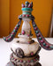 Gilt Copper and Crystal Stupa with Turquoise and Gemstone inlays - nepacrafts