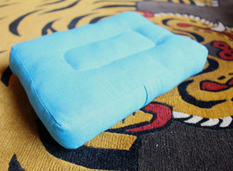 Turquoise Blue Meditation Cushion - nepacrafts