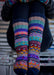 Dark Blue MultiColor Woolen Knee High Socks - nepacrafts