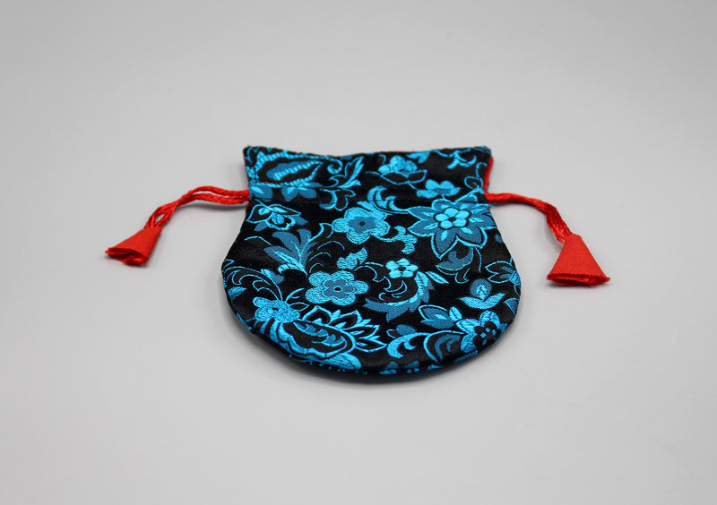 Silk Brocade Prayer Beads Mala Bag - nepacrafts