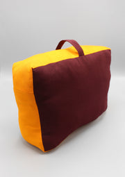 Monk Red Meditation Cushion - nepacrafts