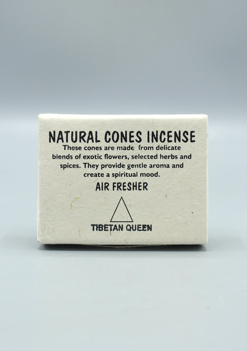 Tibetan Queen Natural Cone Incense