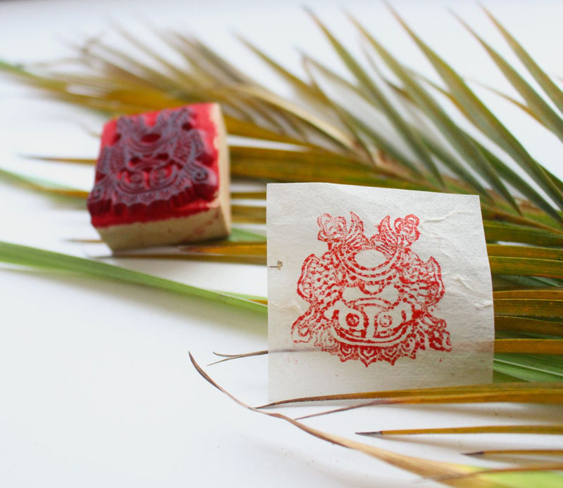 Double Fish Wooden Stamp - nepacrafts