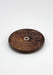 Floral Design Carved Small Round Wooden Incense Burner (4 Full Petals FDIH08) - nepacrafts