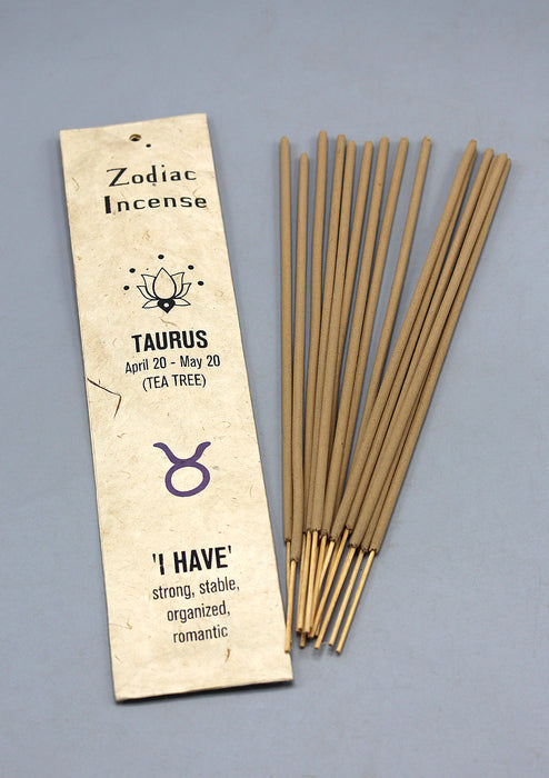 Tea Tree Taurus Zodiac Incense