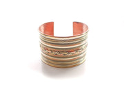 Braided Copper Tibetan Cuff Bracelet - nepacrafts