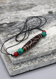 Tibetan Three Eyes Dzi Beads - nepacrafts
