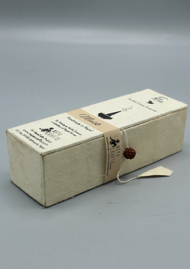 Musk Herbal Cone Incense by Nepali Farmer
