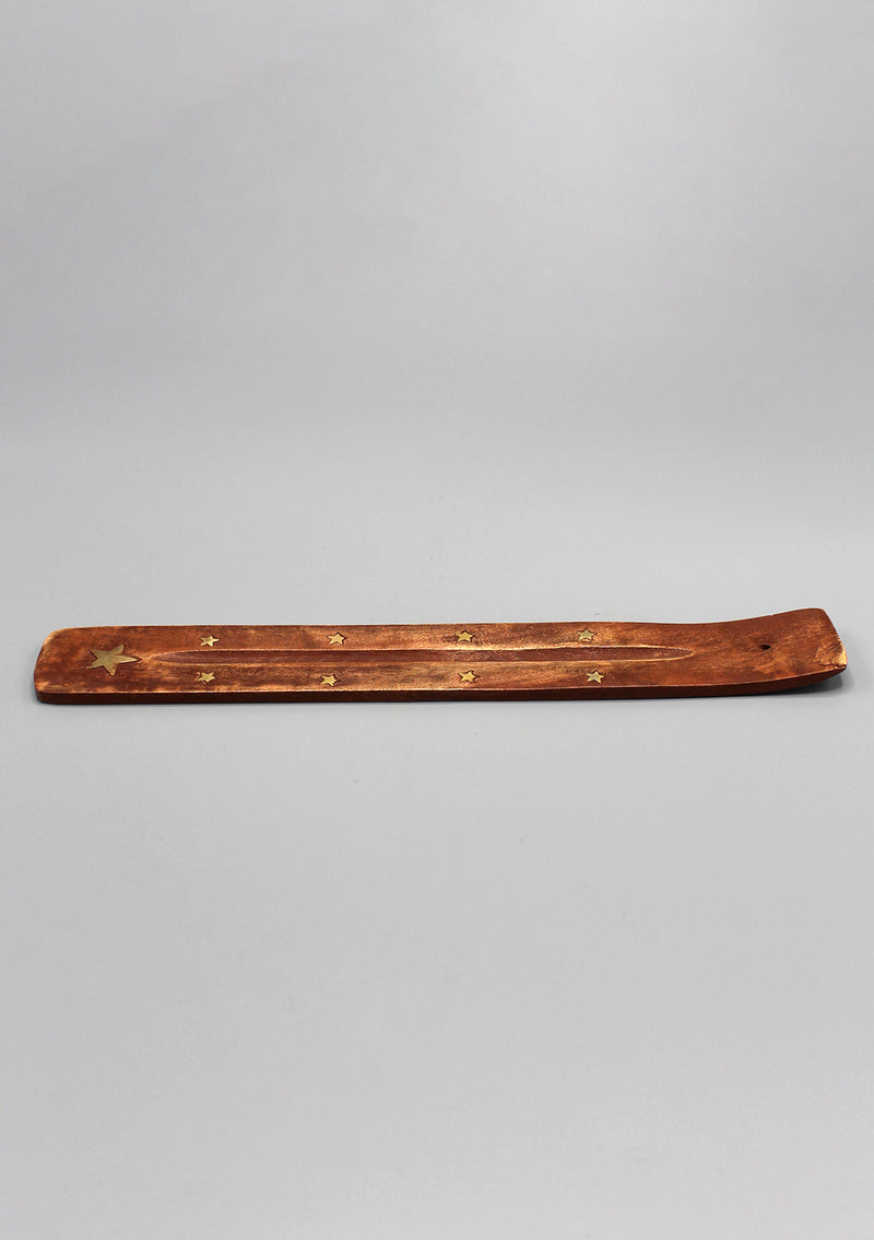 Hand Painted Star Wooden Incense Burner