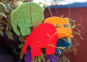 Felt Elephant Long Hanging Home Decor - nepacrafts