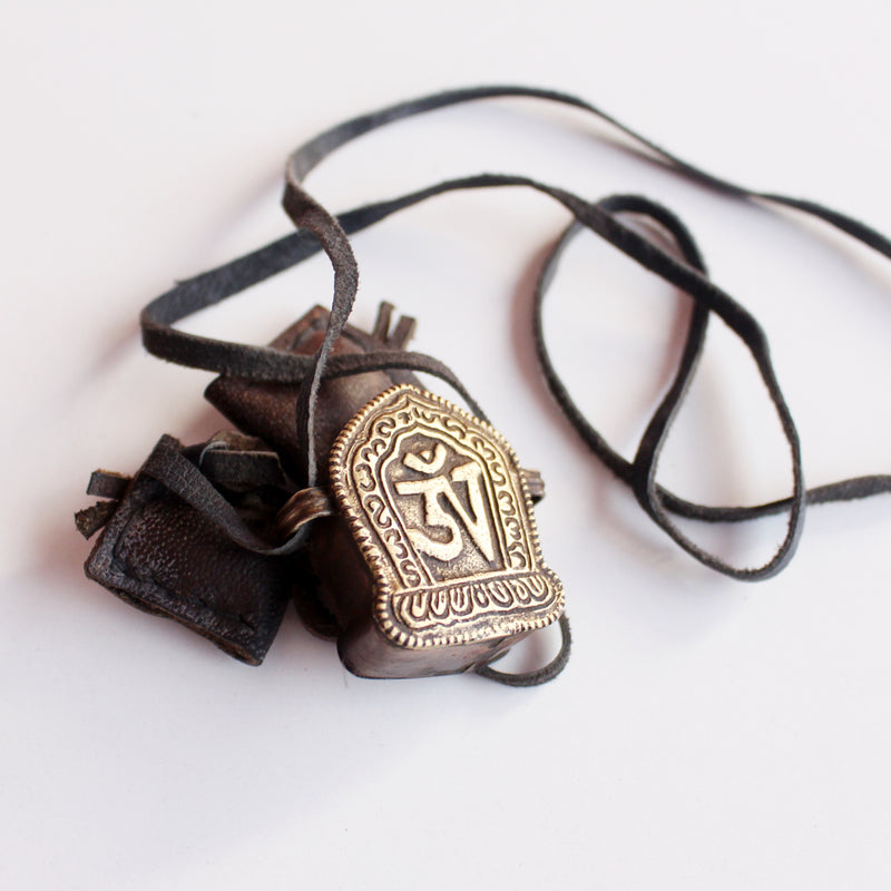 Handcrafted Tibetan Om Ghau Locket - nepacrafts