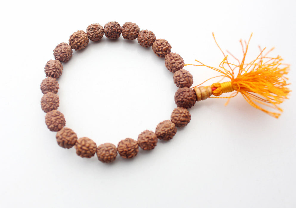 Rudraksha Beads Wrist Mala Bracelet - nepacrafts