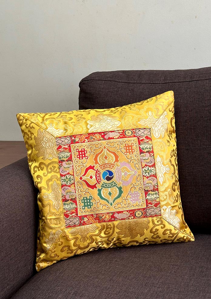 Soft and Stylish Double Dorjee Decorative Cushion Cover