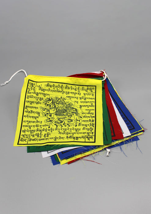25 Sheets of Mixed Deities and Windhorse Printed Tibetan Prayer Flags