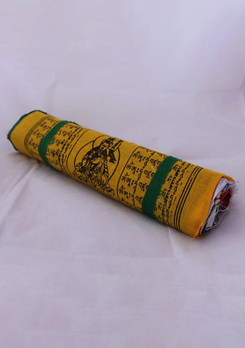 Tibetan  Prayer Flags Roll 5 Metre Long  Pure Cotton
