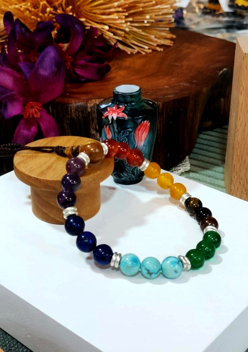 Seven Chakra  Beads Energy Bracelet