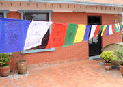 25 Sheets of Tibetan Kalachakra and Mixed Deities Prayer Flag - nepacrafts