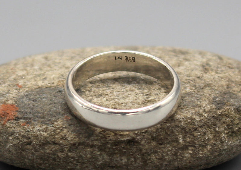 Sterling Silver Plain Finger Ring - nepacrafts