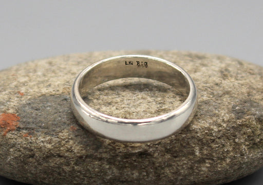 Sterling Silver Plain Finger Ring - nepacrafts