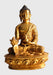 Fully Gold Plated and Dragon Carved Menla Medicine Buddha Statue-8 inch High BST105 - nepacrafts