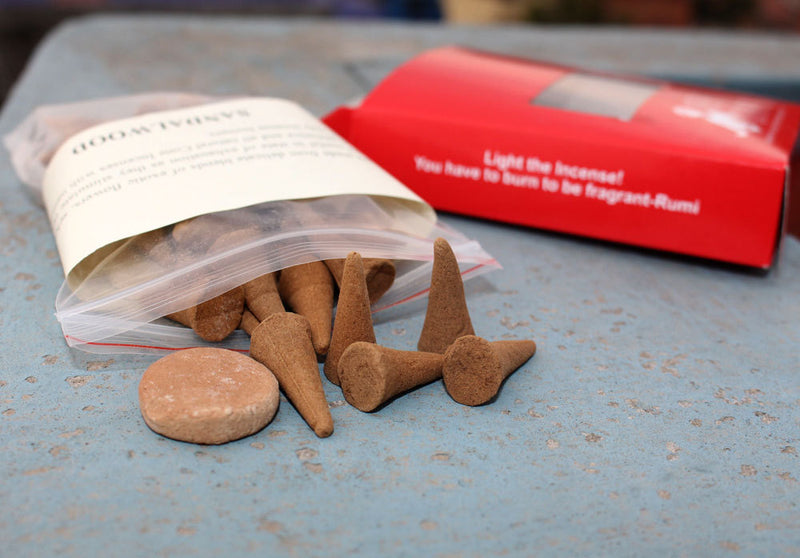 Sandalwood Cone Incense - nepacrafts
