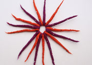 Colorful Urchin Merino Wool Felt Hair Band with beads Decoration - nepacrafts