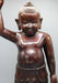 Copper Oxidized Standing Buddha Statue 25" - nepacrafts